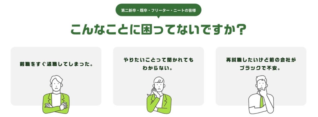 20代求職者の悩み