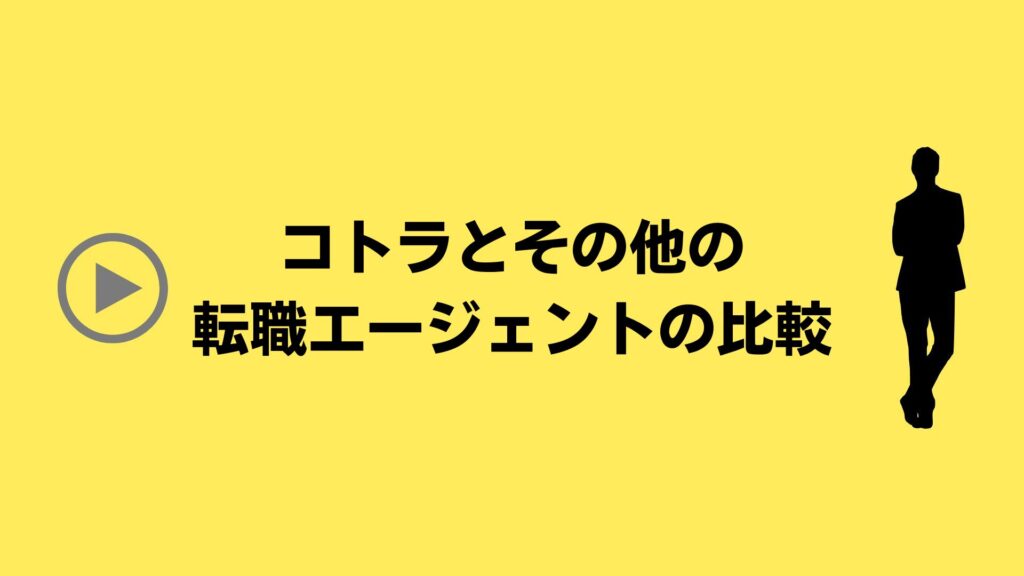 コトラ（KOTORA）とその他の転職エージェントの比較